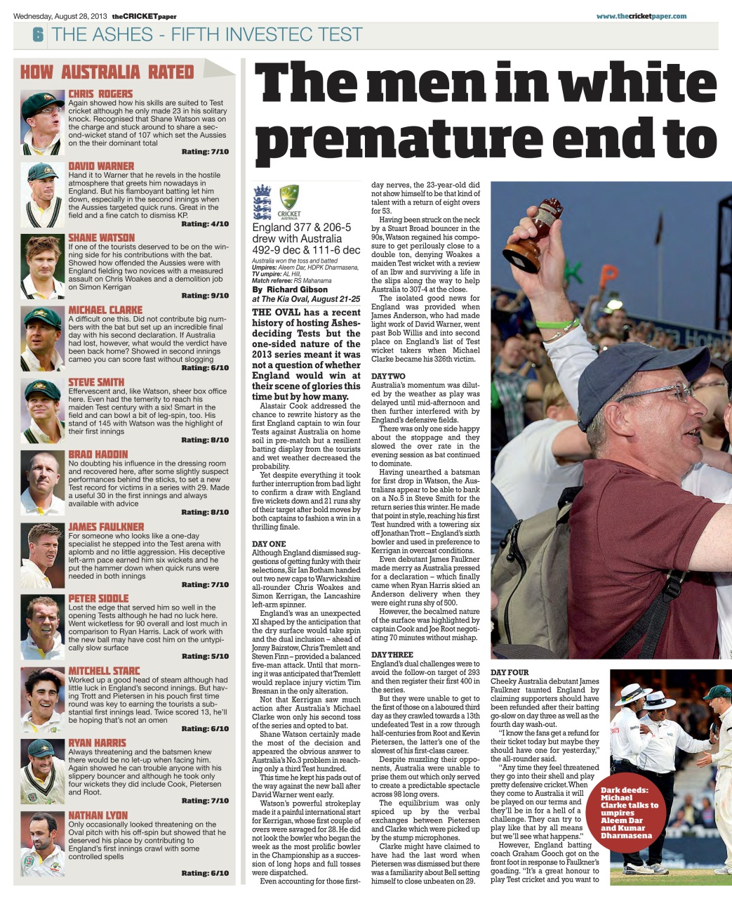 The Cricket Paper Preview Pages