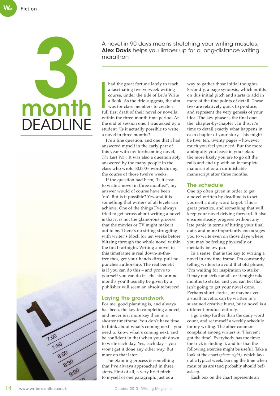 Writing Magazine Preview Pages