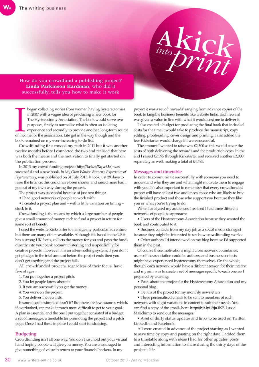 Writing Magazine Preview Pages