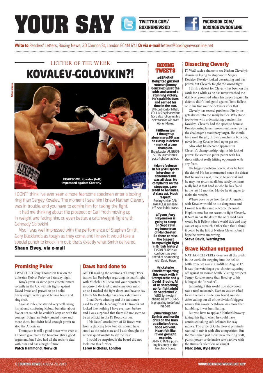 Boxing News Preview Pages