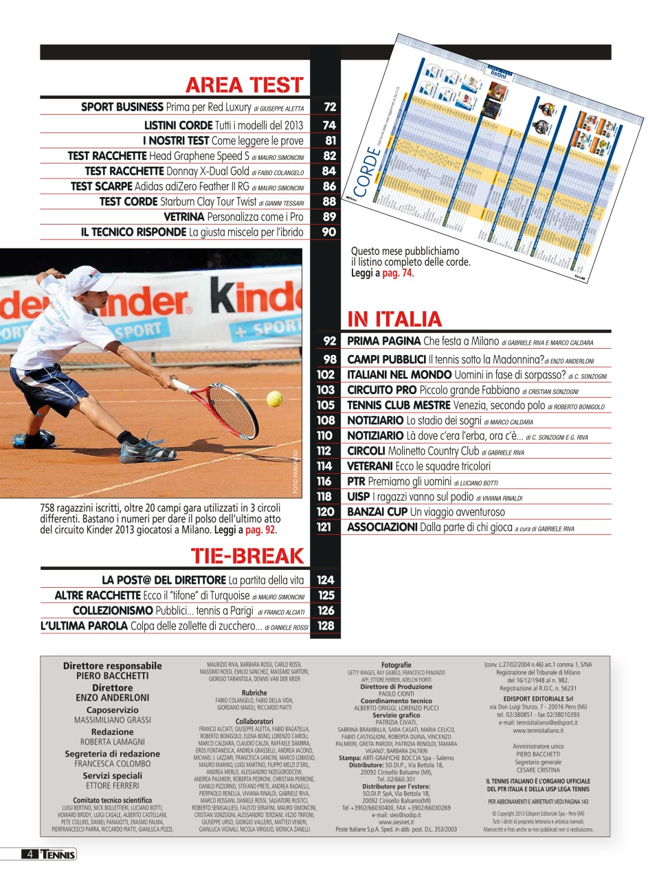 Il Tennis Italiano Preview Pages