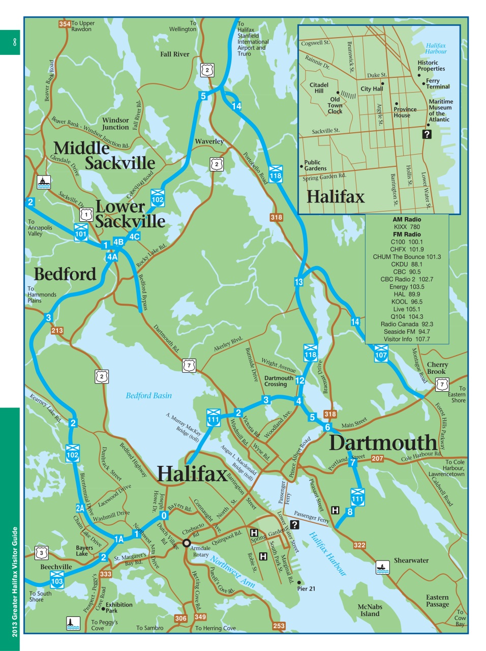 Greater Halifax Visitor Guide Preview Pages