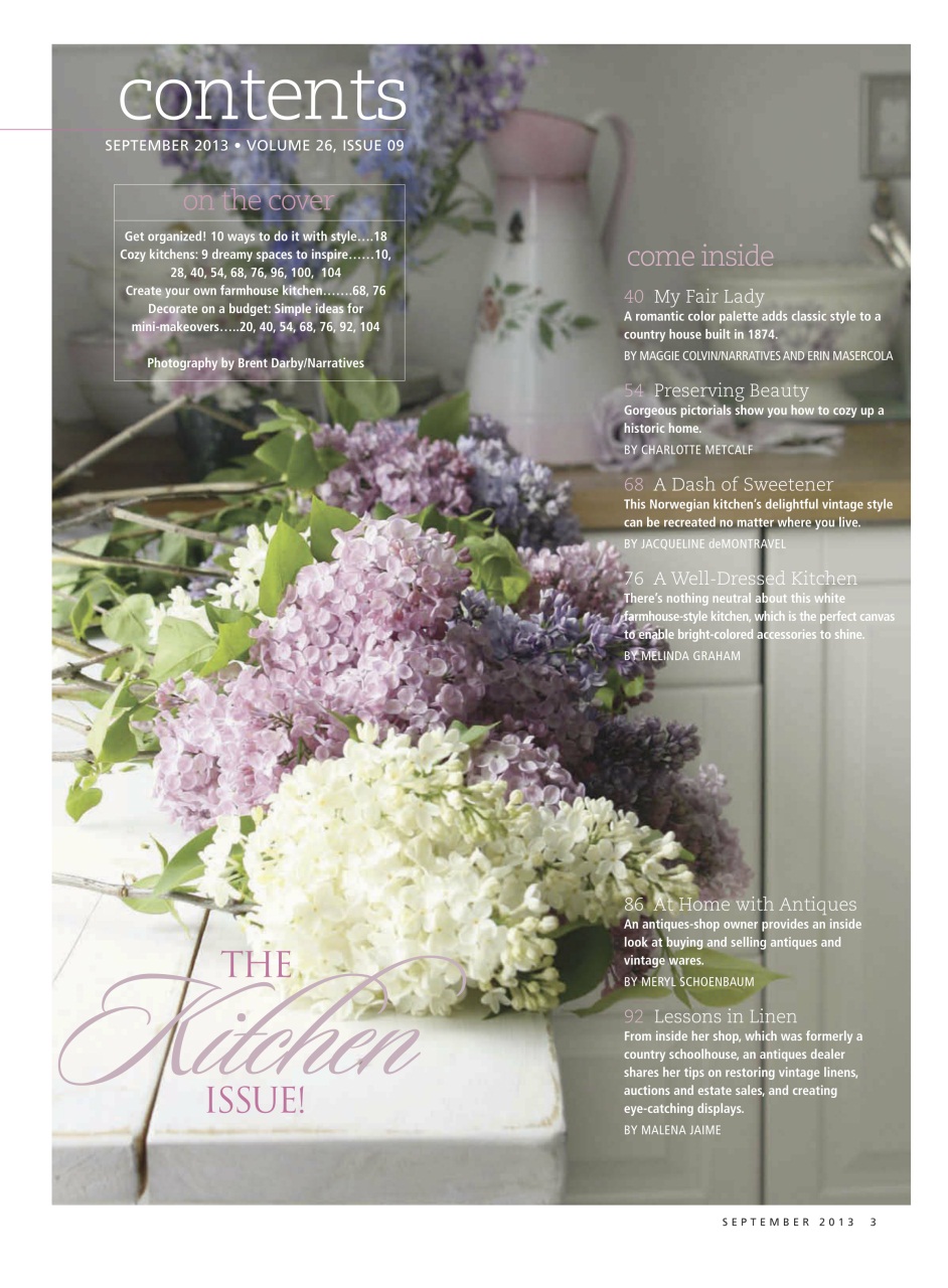 Romantic Homes Preview Pages
