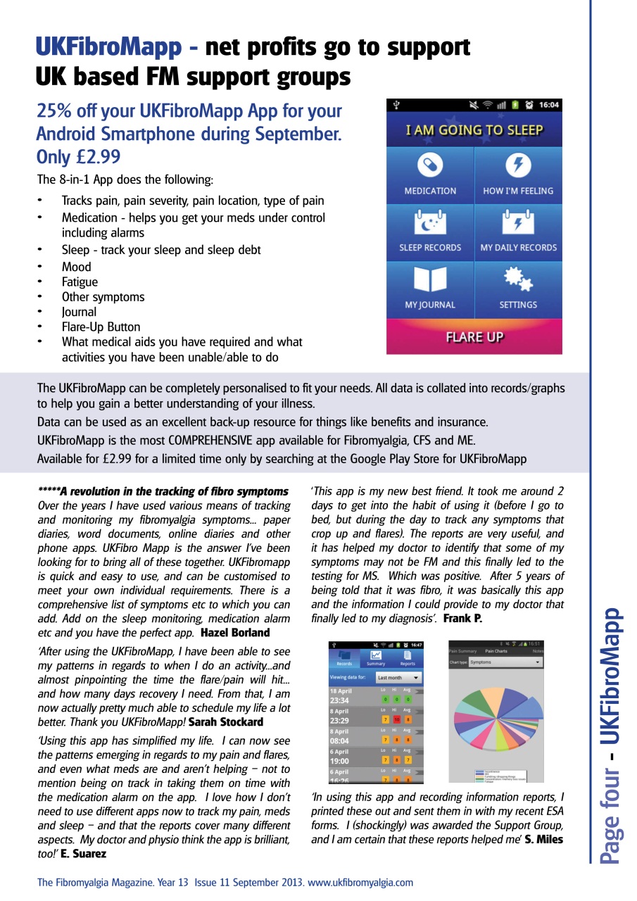 Fibromyalgia Magazine Preview Pages