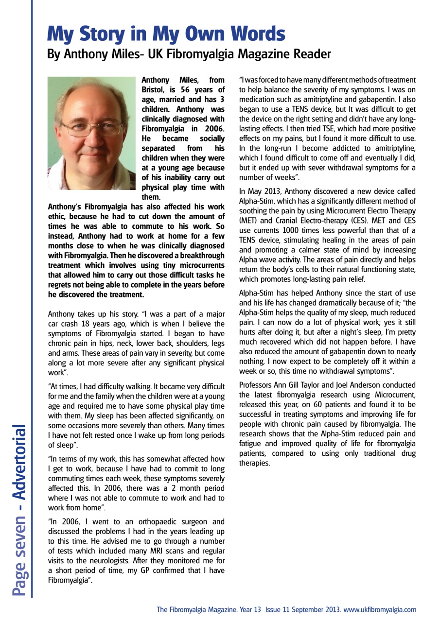 Fibromyalgia Magazine Preview Pages