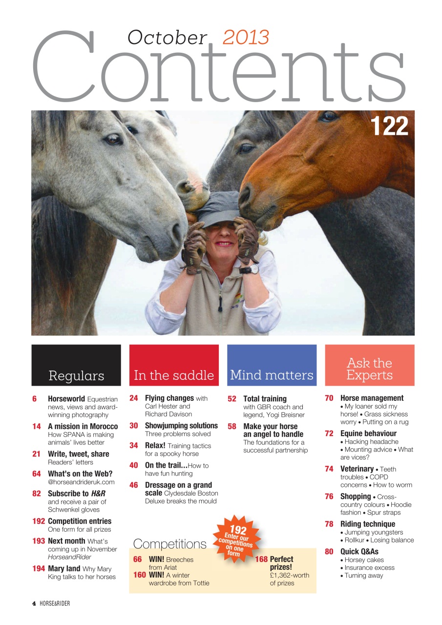 Horse&Rider Magazine - UK equestrian magazine for Horse and Rider Preview Pages
