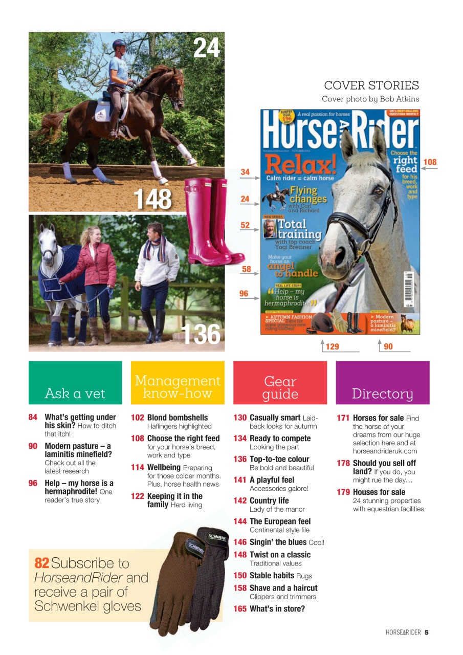 Horse&Rider Magazine - UK equestrian magazine for Horse and Rider Preview Pages