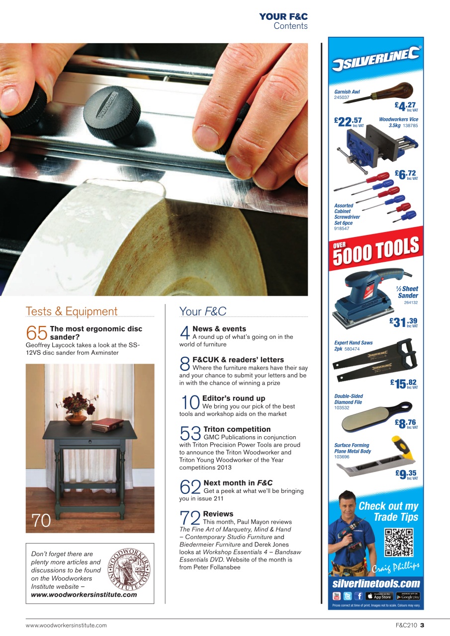 Furniture & Cabinetmaking Preview Pages