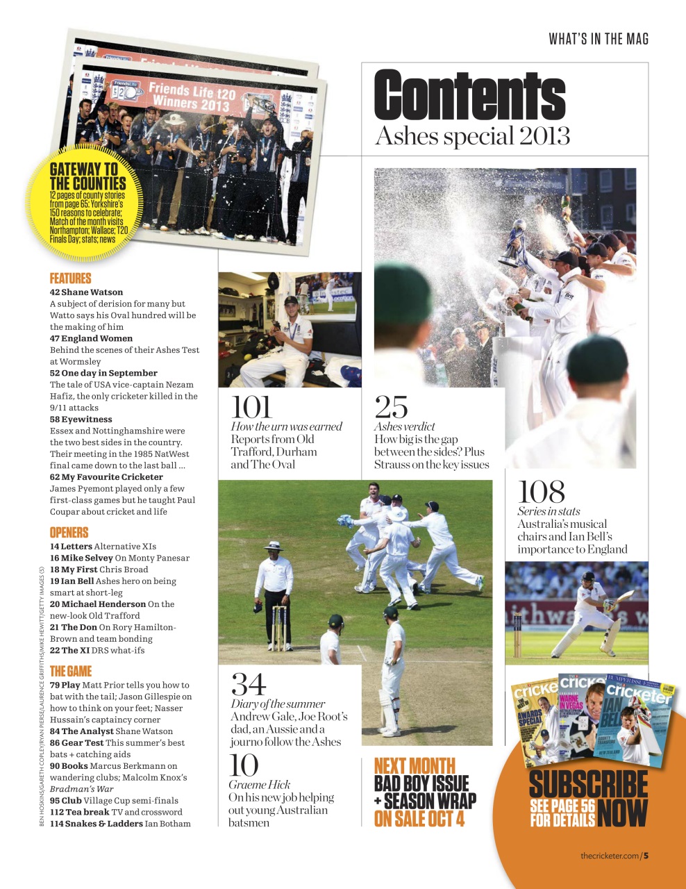 The Cricketer Magazine Preview Pages