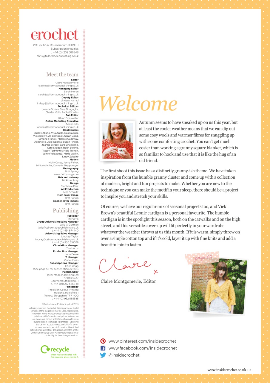 Inside Crochet Preview Pages