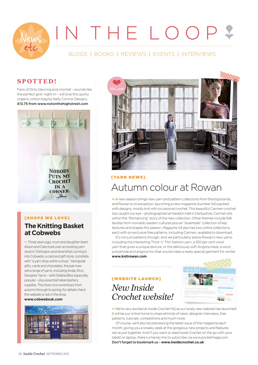 Inside Crochet Preview Pages