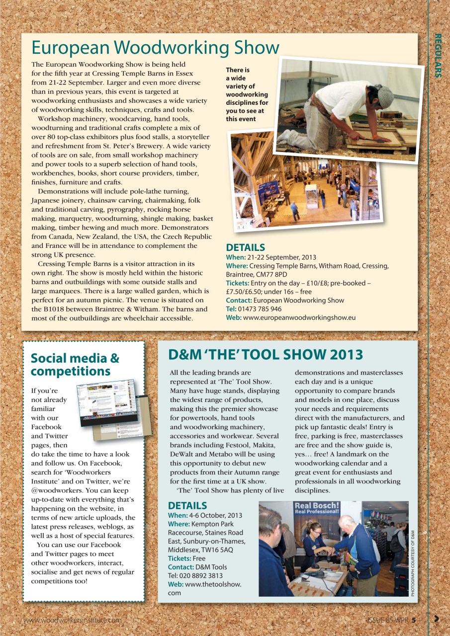 Woodworking Crafts Magazine Preview Pages