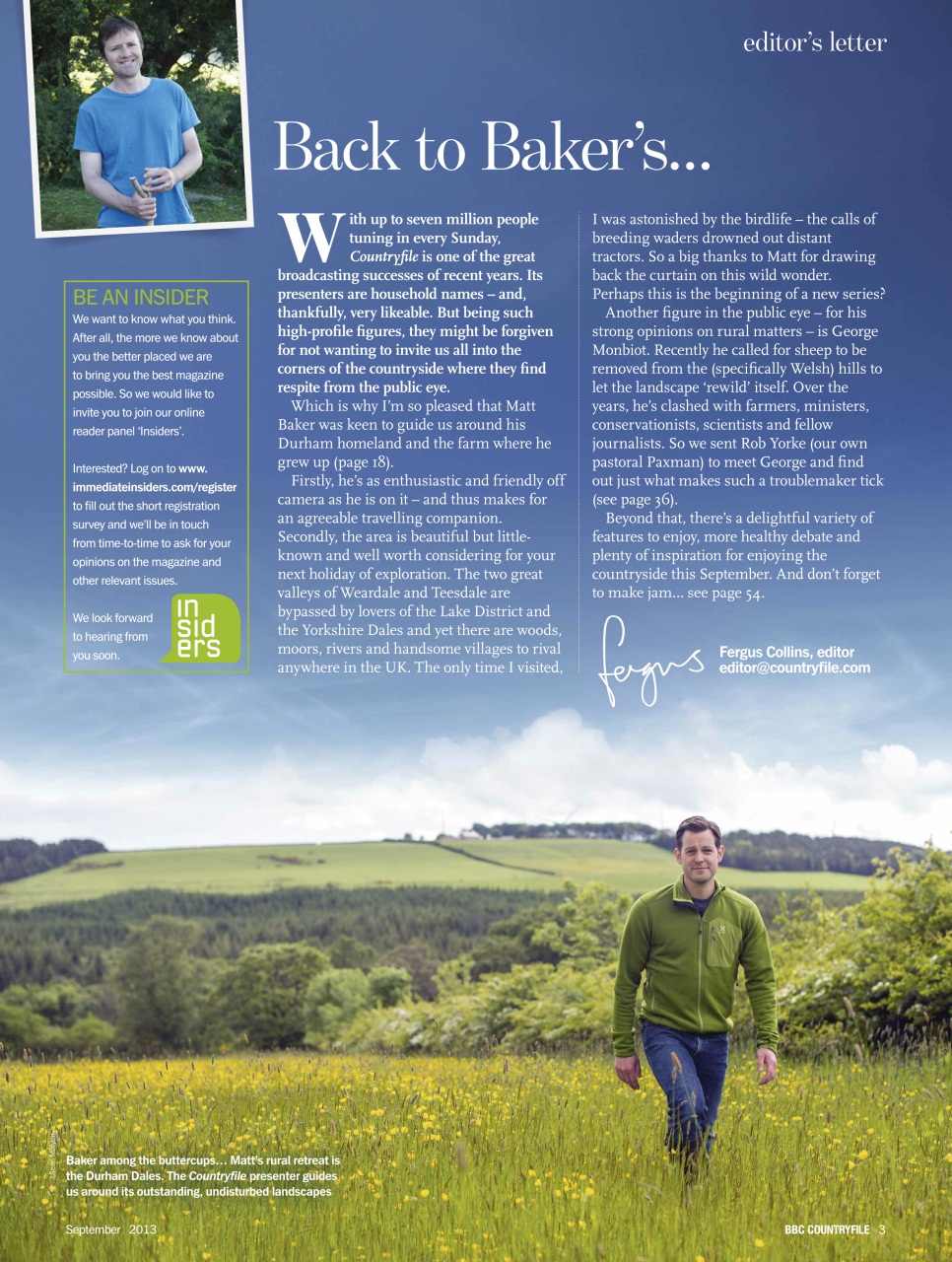 BBC Countryfile Magazine Preview Pages