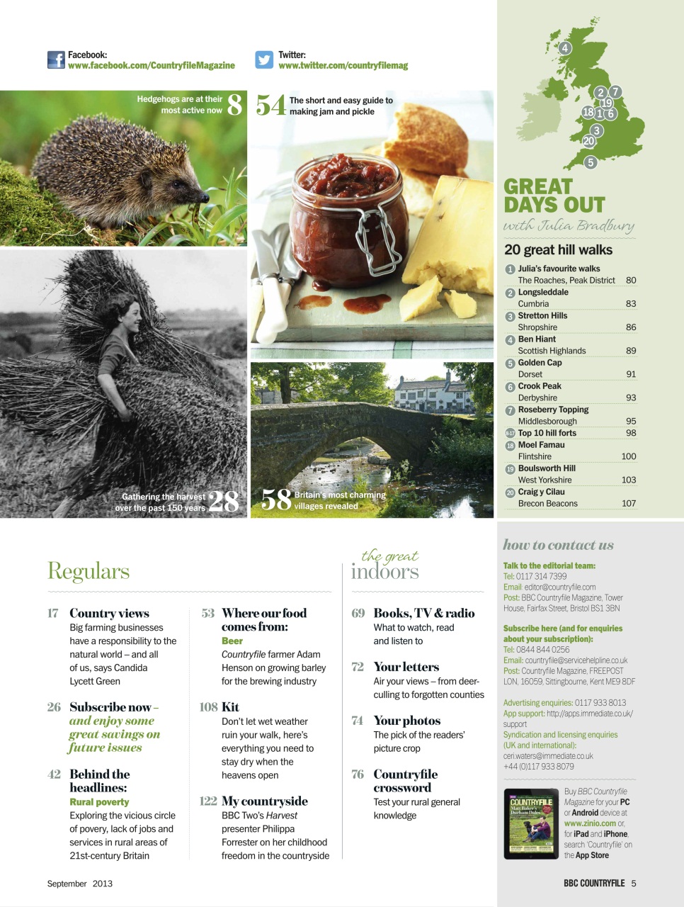 BBC Countryfile Magazine Preview Pages