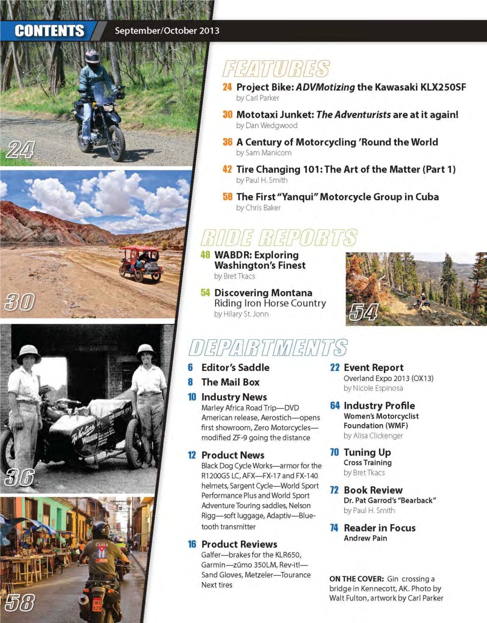 Adventure Motorcycle Preview Pages