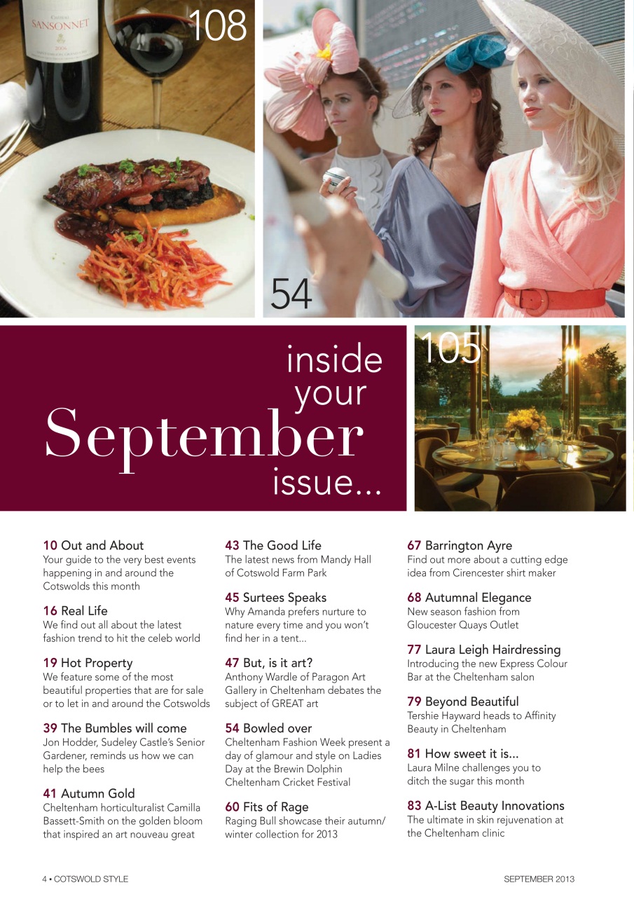 Cotswold Style Preview Pages