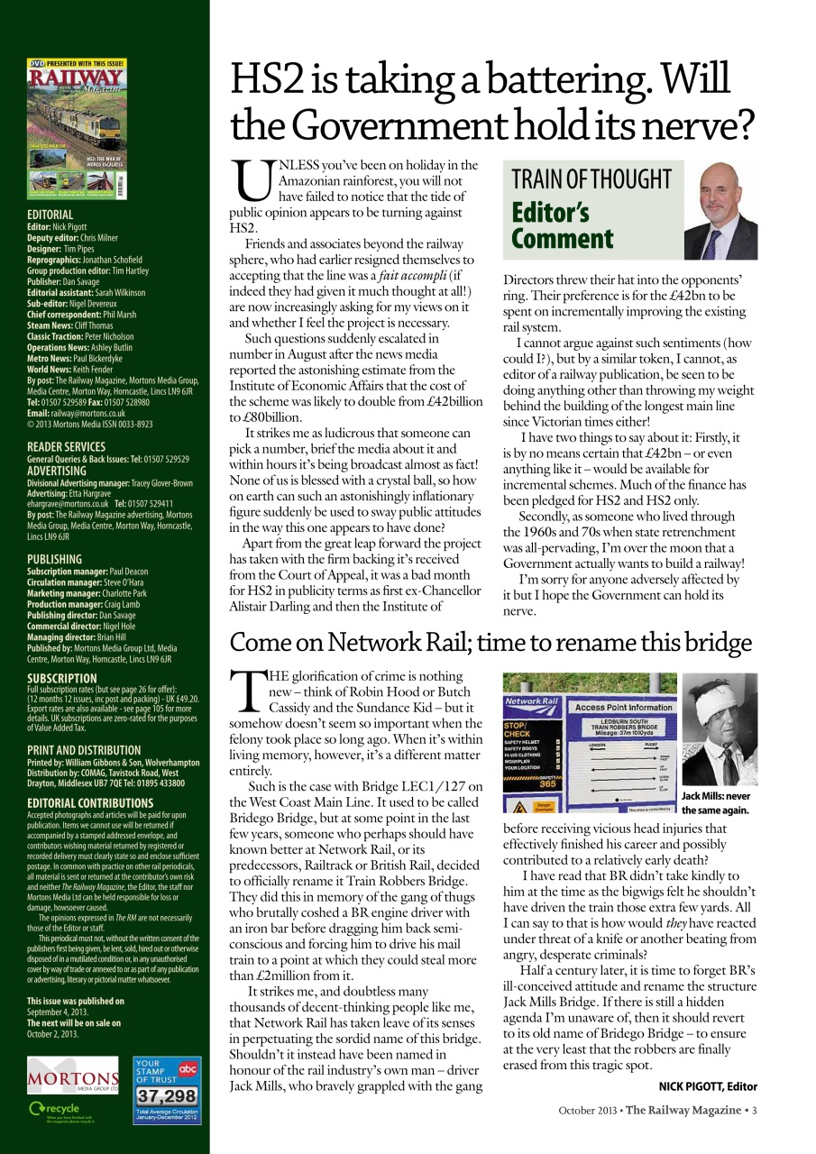 Railway Magazine Preview Pages