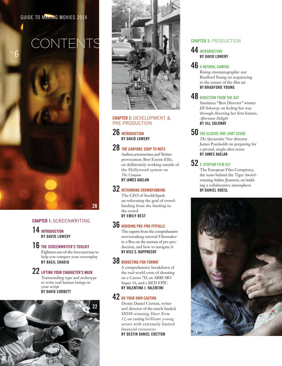 MovieMaker Magazine Preview Pages