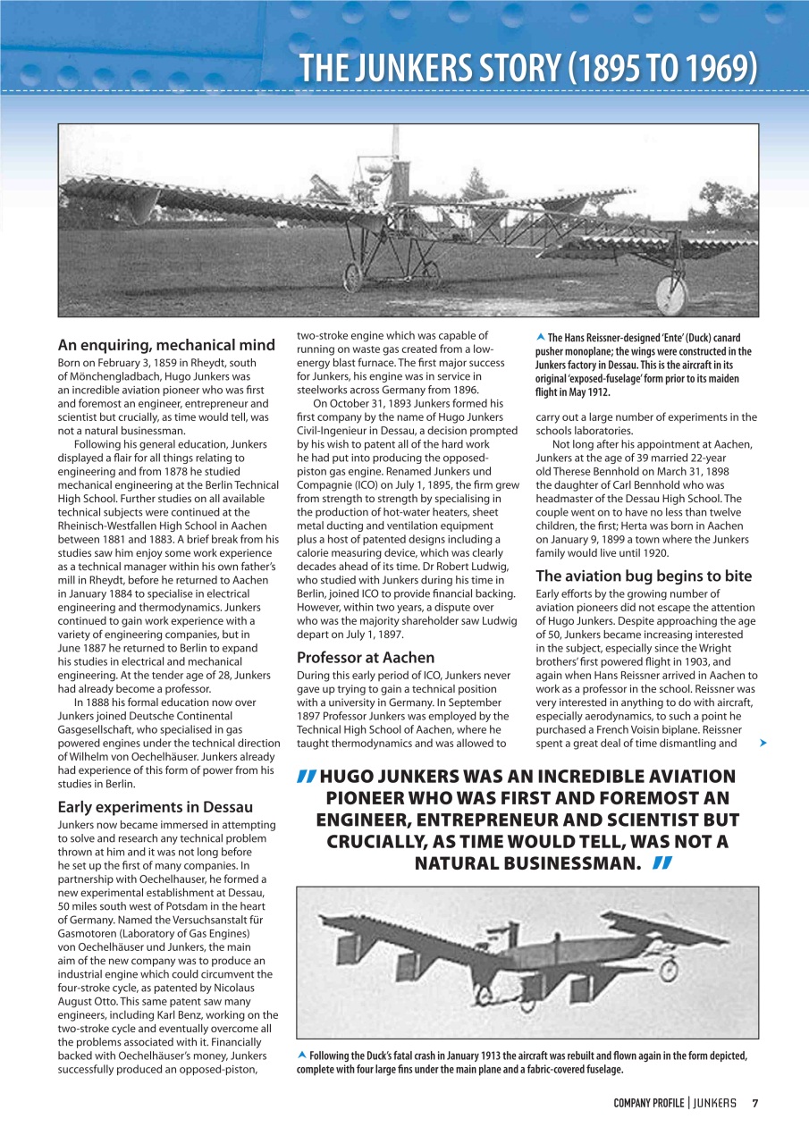 Aeroplane Company Profile Preview Pages