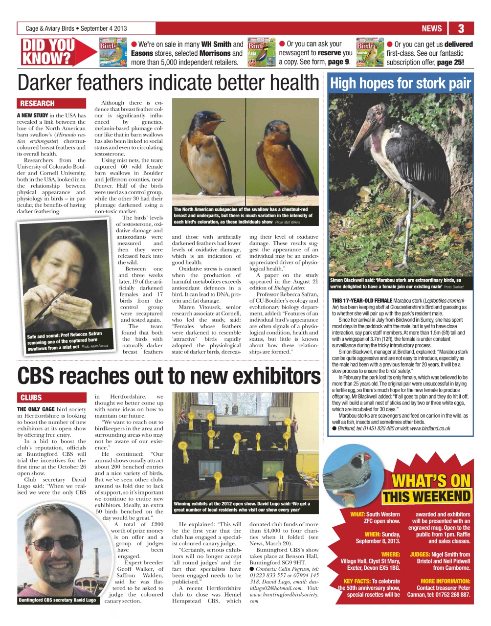 Cage & Aviary Birds Preview Pages