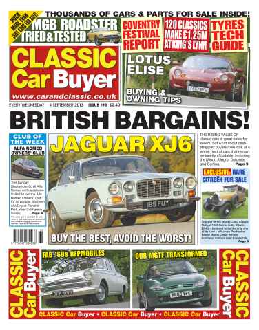 Classic Car Buyer issue Issue 193: British bargains