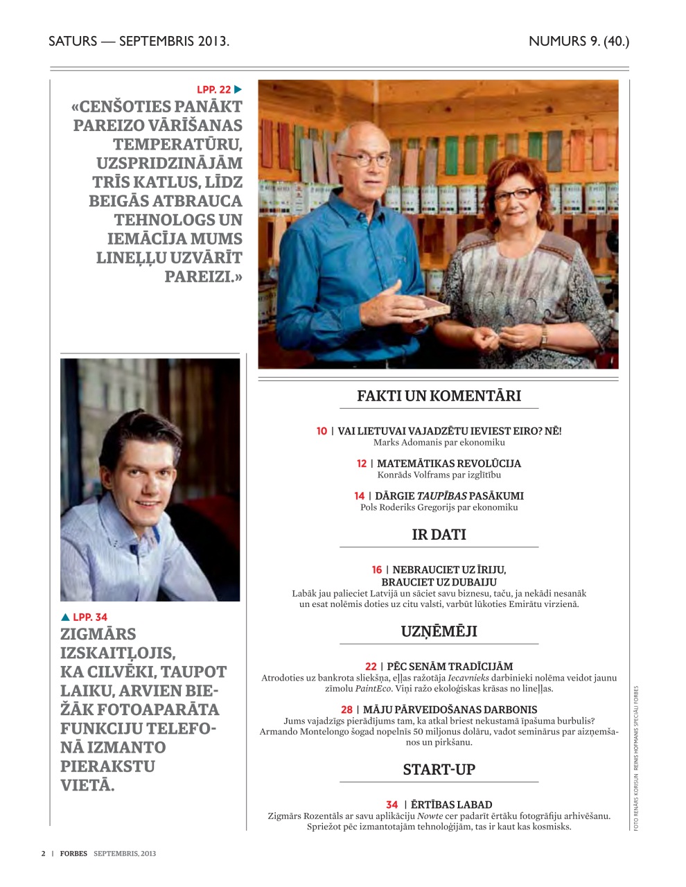 Forbes Latvia Preview Pages
