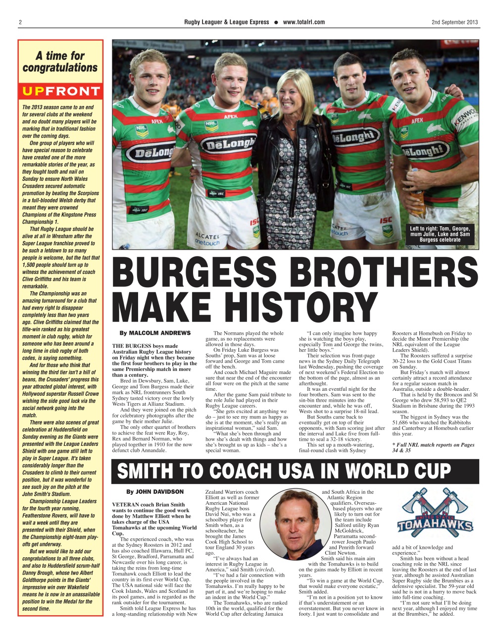 League Express Preview Pages