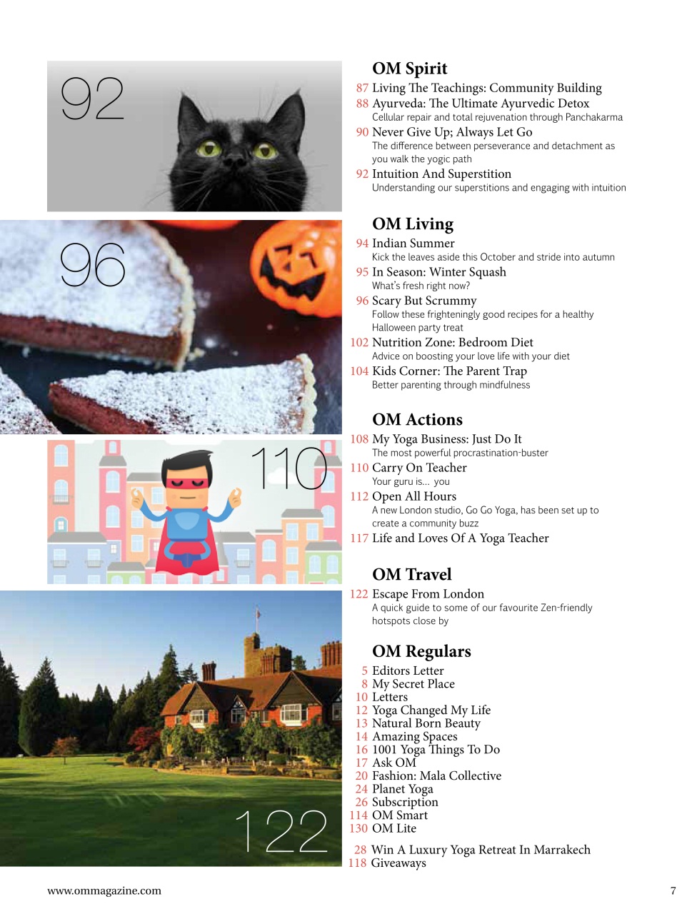 OM Yoga Magazine Preview Pages