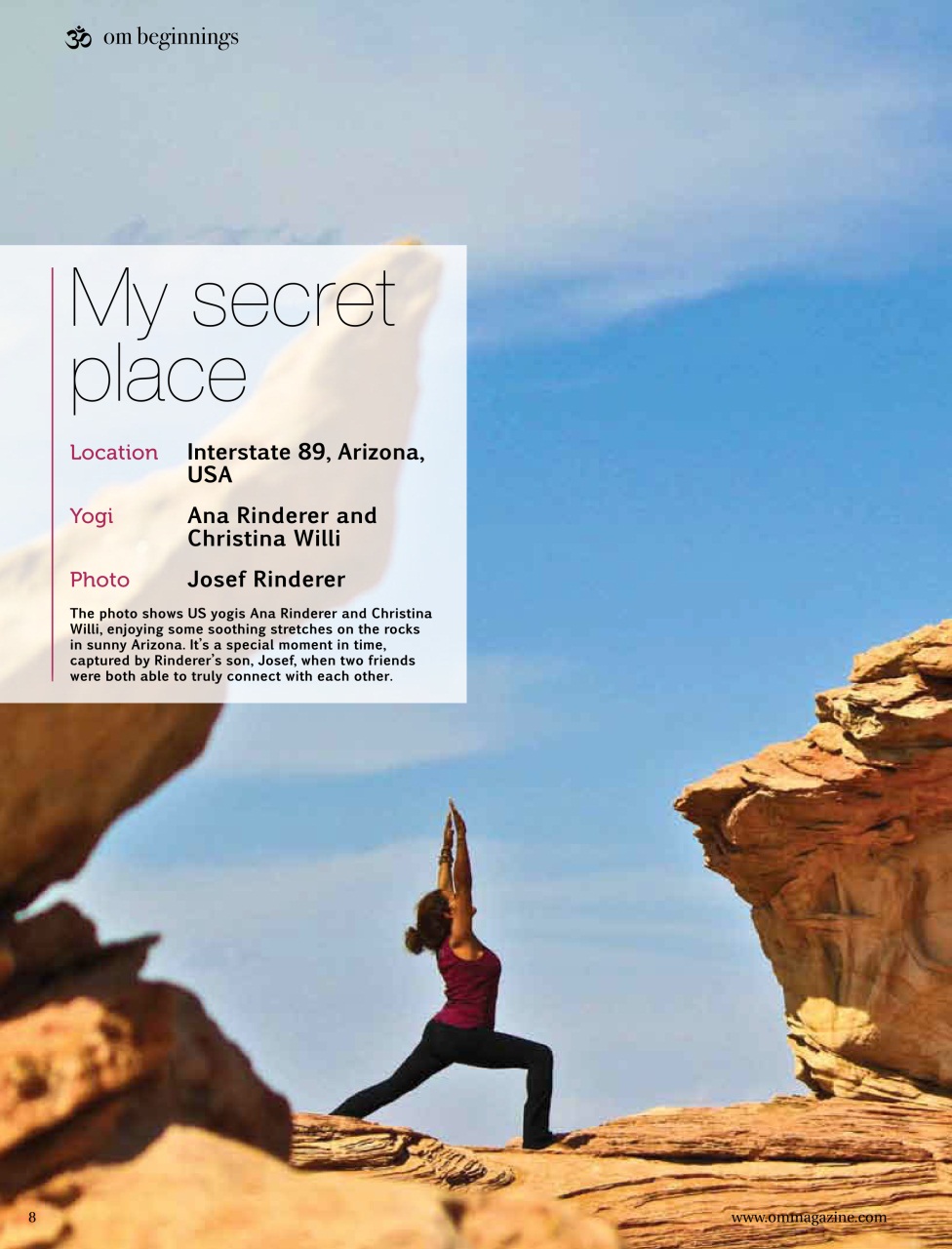 OM Yoga Magazine Preview Pages