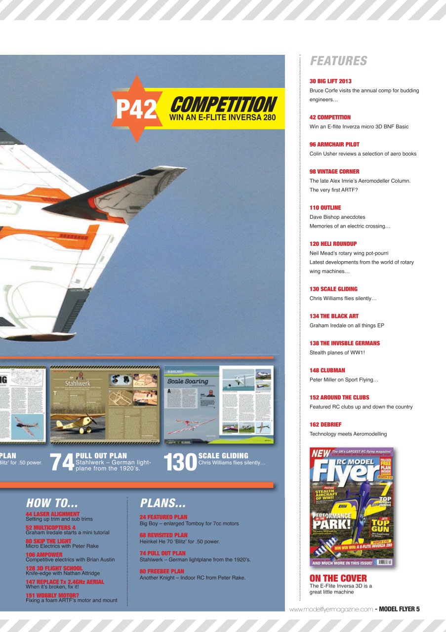 Radio Control Model Flyer Preview Pages