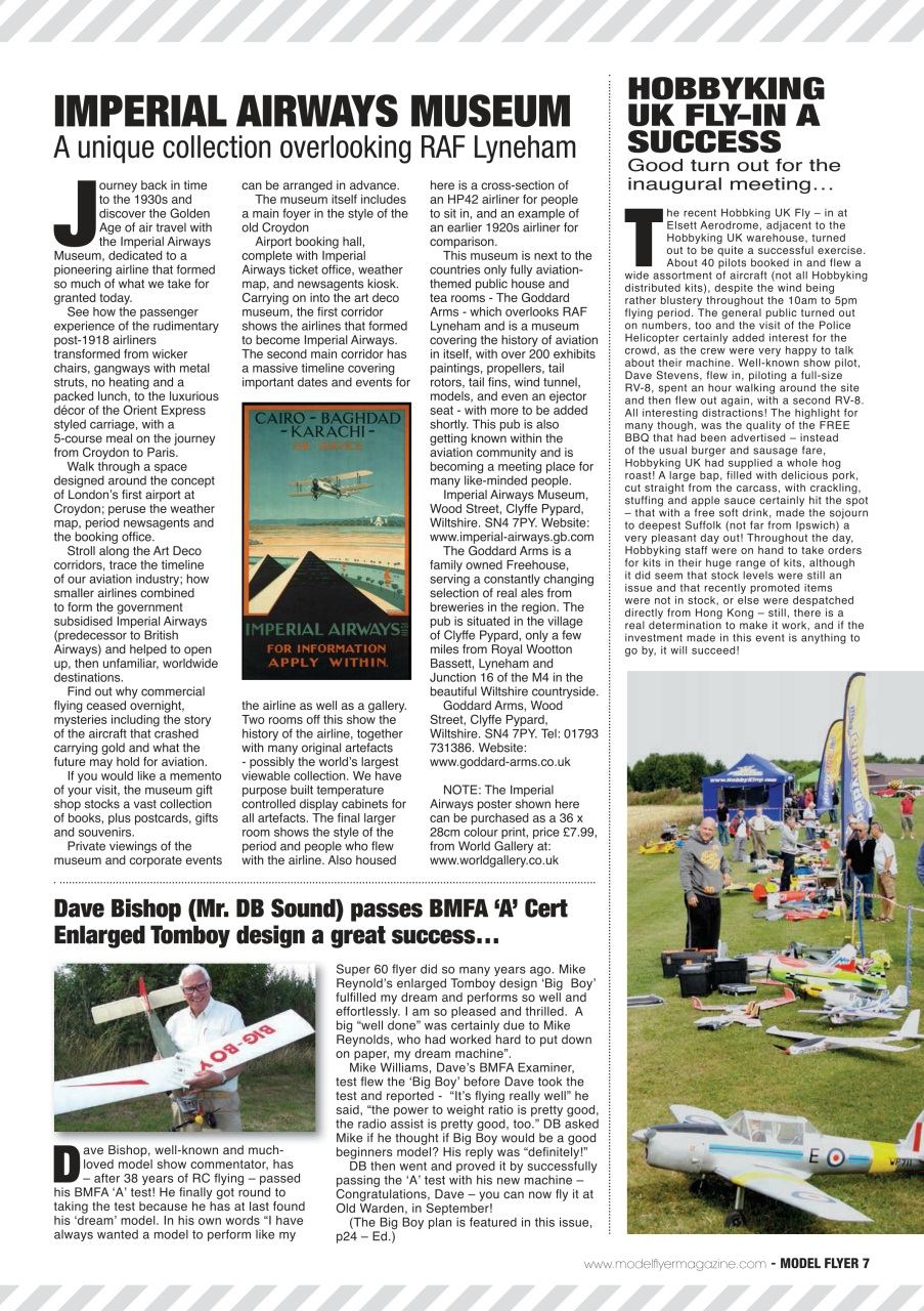 Radio Control Model Flyer Preview Pages