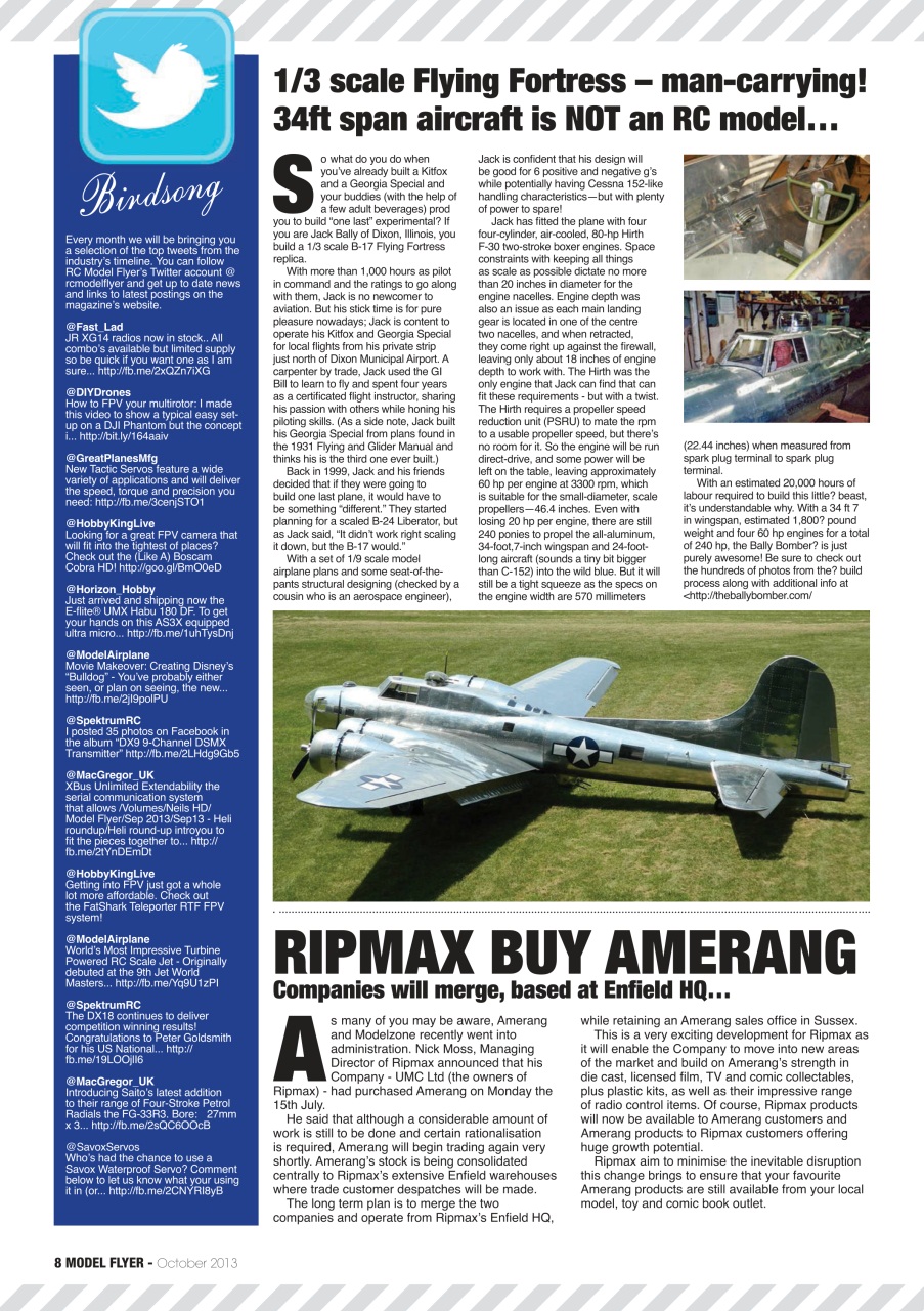 Radio Control Model Flyer Preview Pages