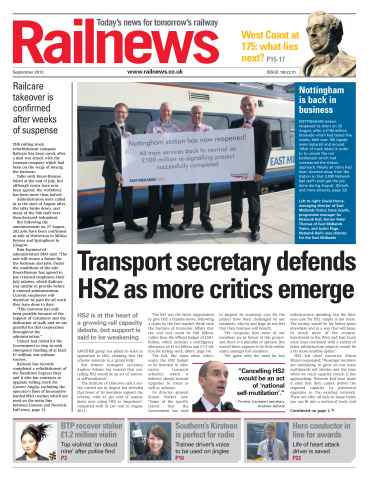 Railnews issue September 2013