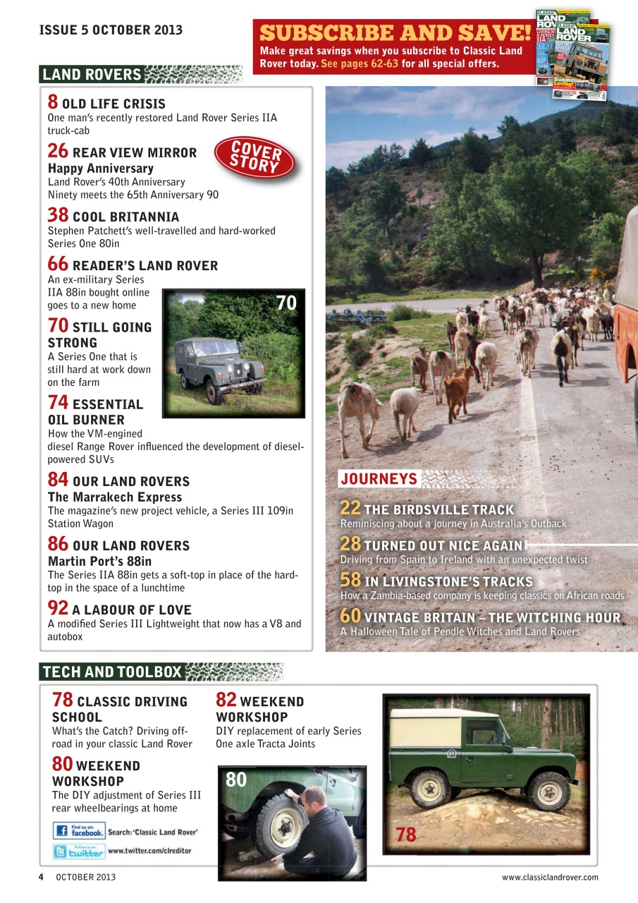 Classic Land Rover Magazine Preview Pages