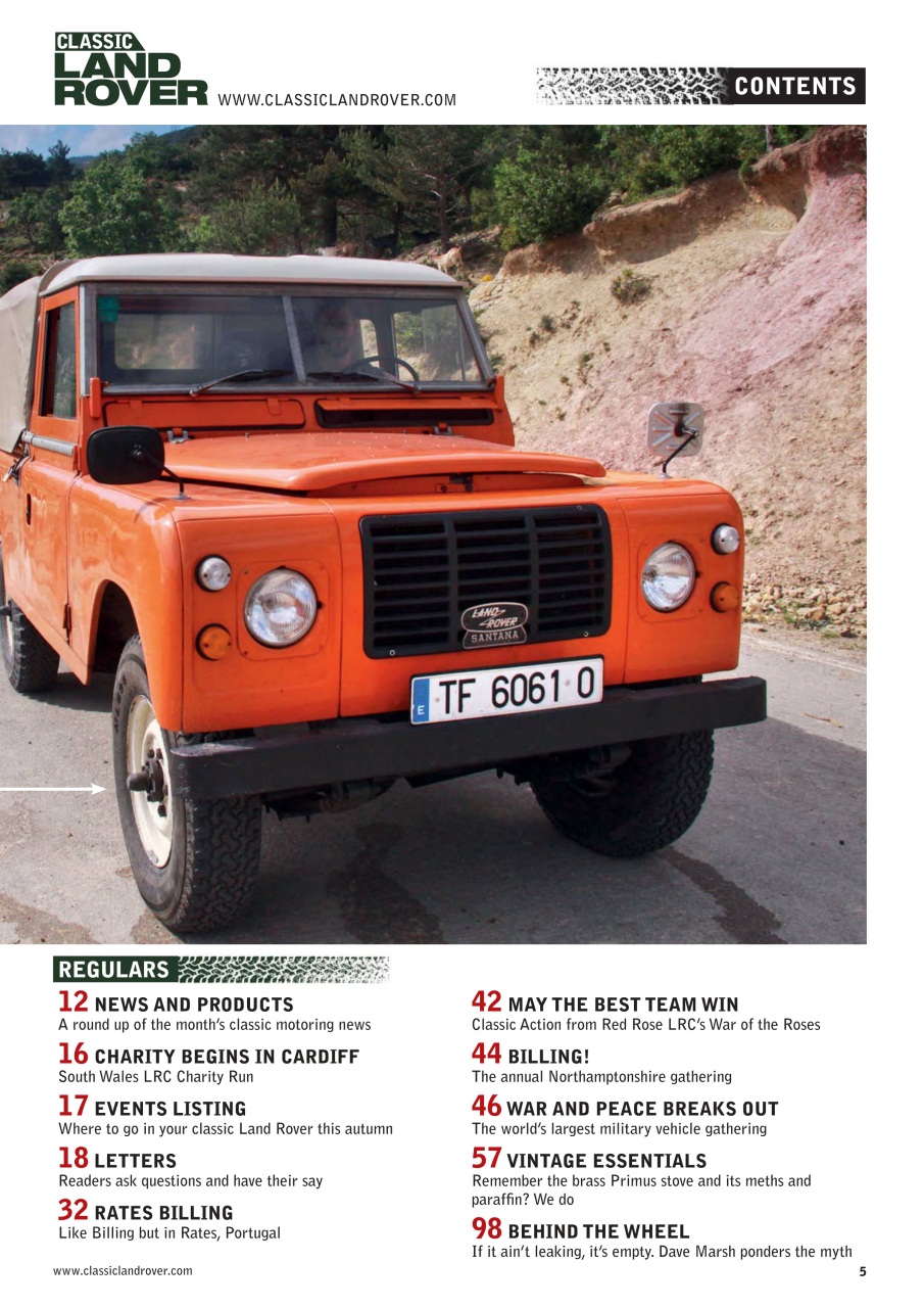 Classic Land Rover Magazine Preview Pages