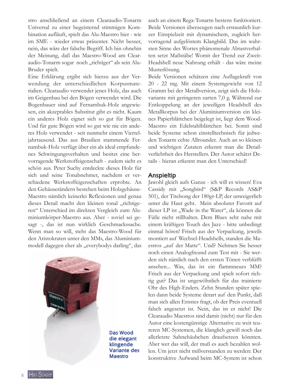 HiFi Stars Magazin Preview Pages