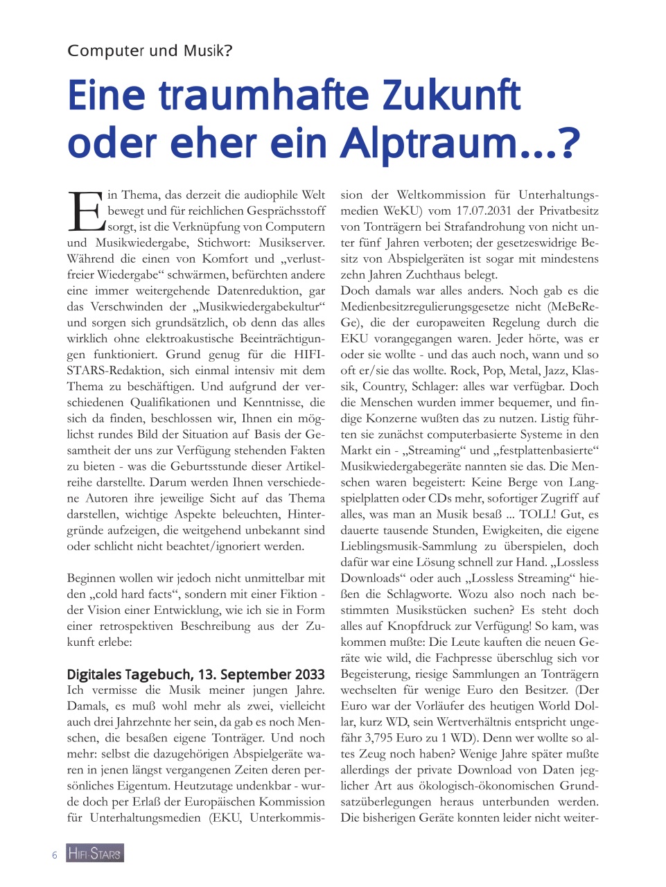 HiFi Stars Magazin Preview Pages