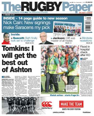 The Rugby Paper issue Sunday 1st September 2013