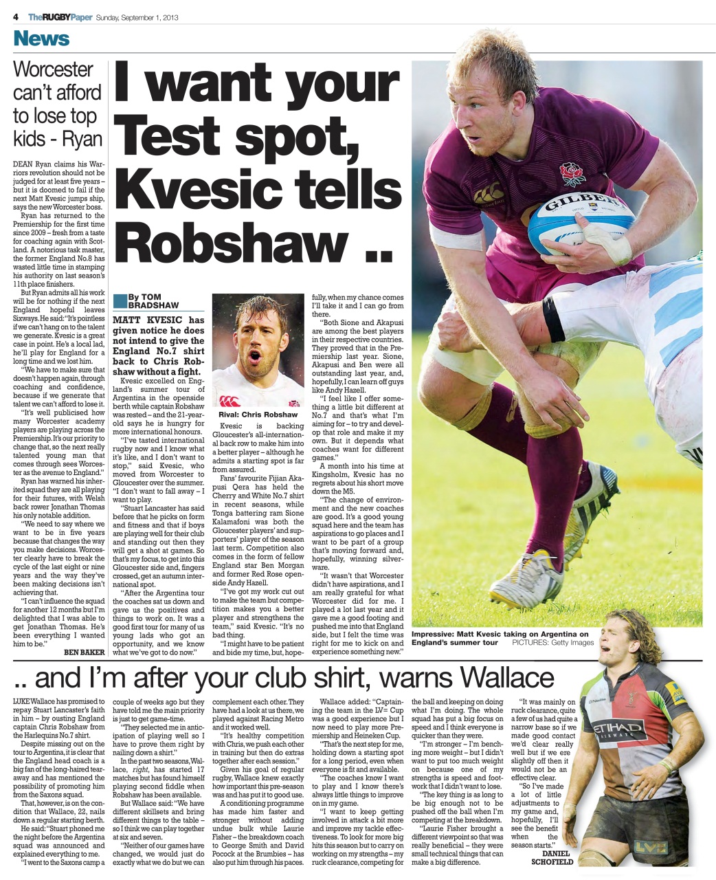 The Rugby Paper Preview Pages
