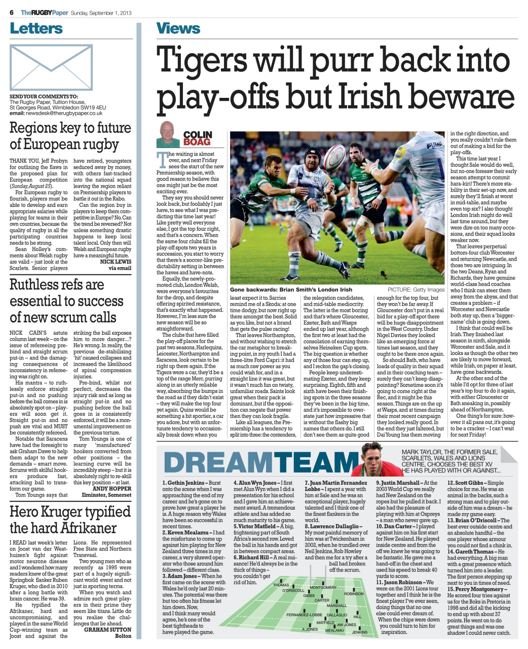 The Rugby Paper Preview Pages