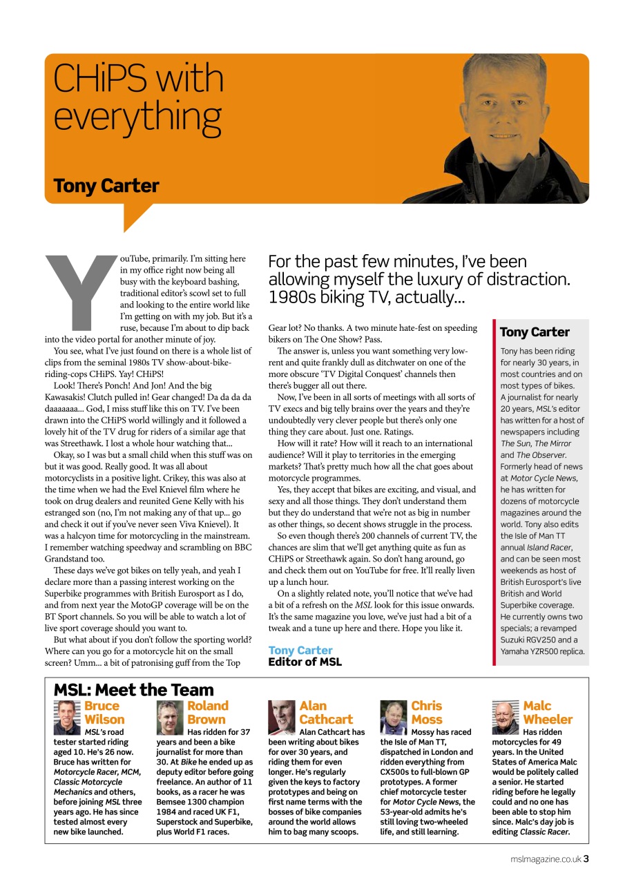 Motorcycle Sport & Leisure Preview Pages