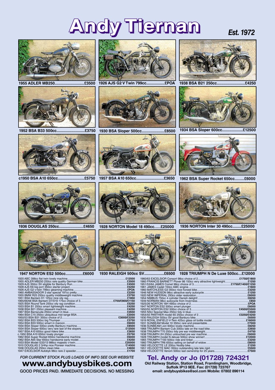 The Classic MotorCycle Preview Pages