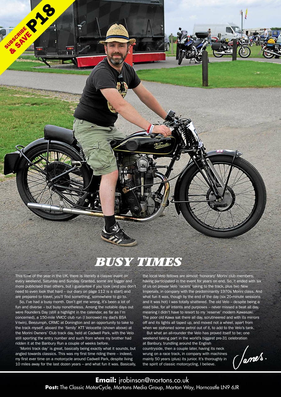 The Classic MotorCycle Preview Pages