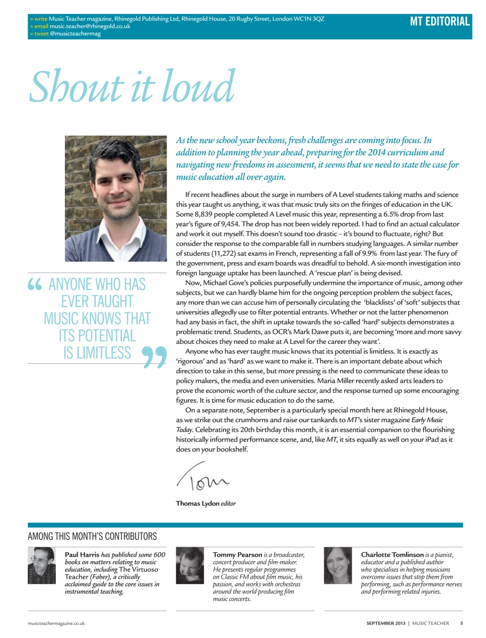 Music Teacher Preview Pages