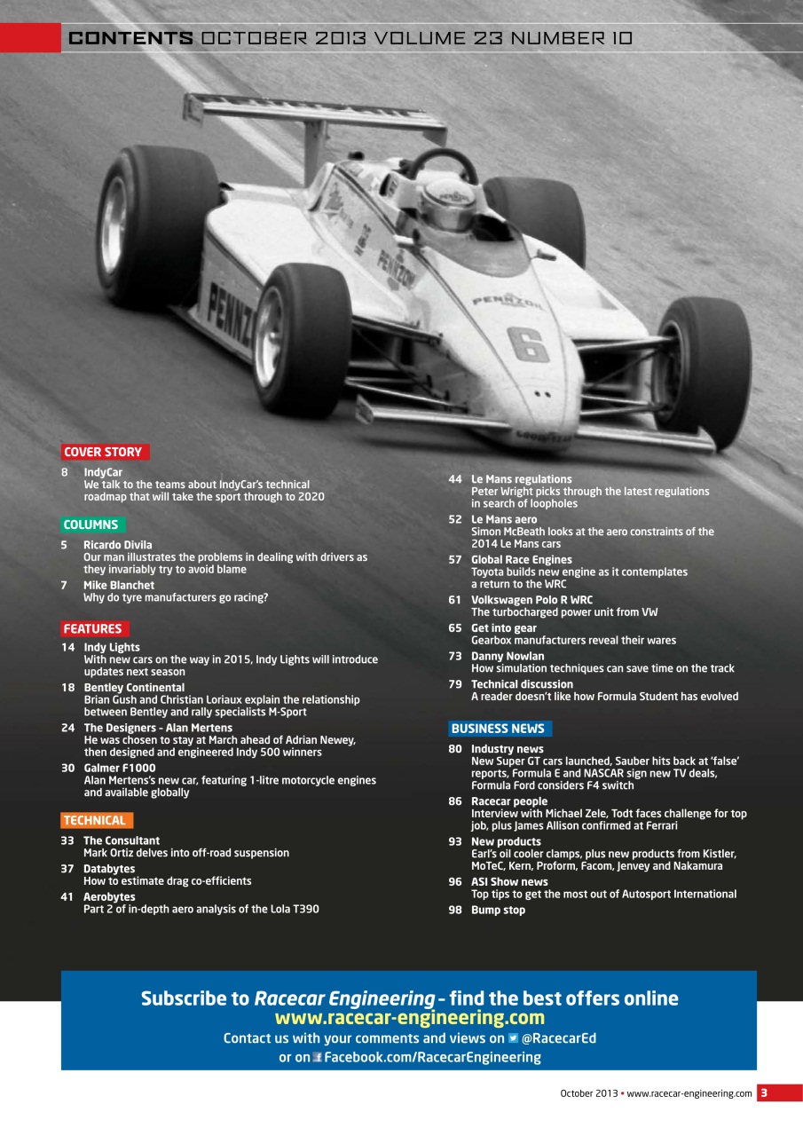 Racecar Engineering Preview Pages