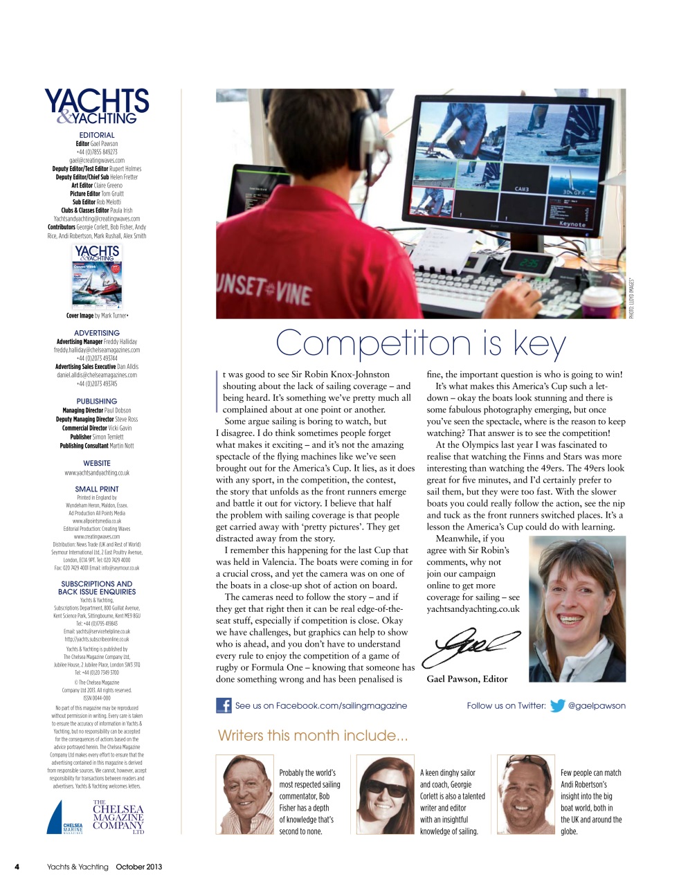 Yachts & Yachting Preview Pages