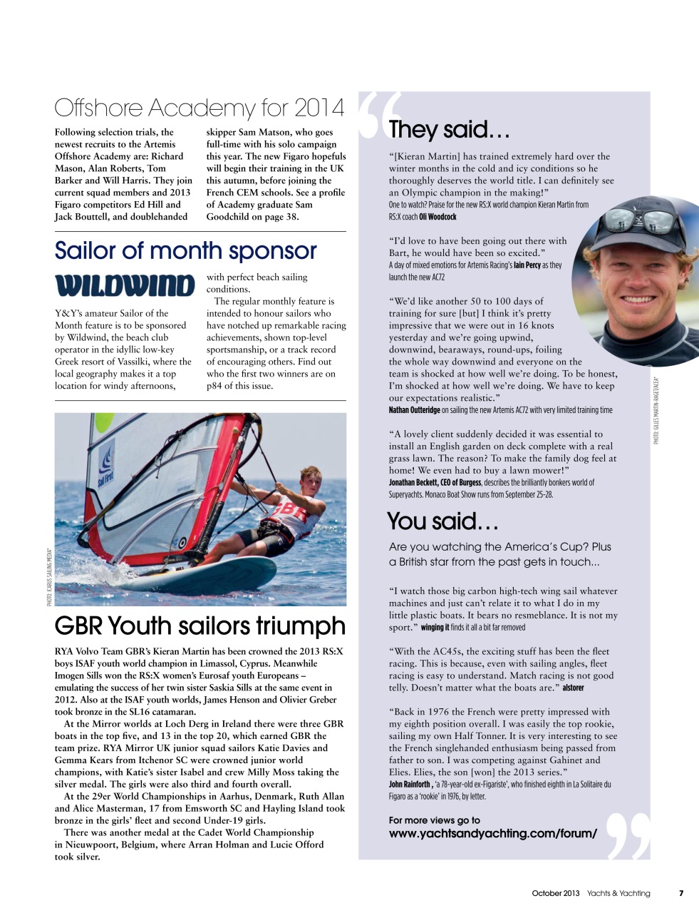 Yachts & Yachting Preview Pages