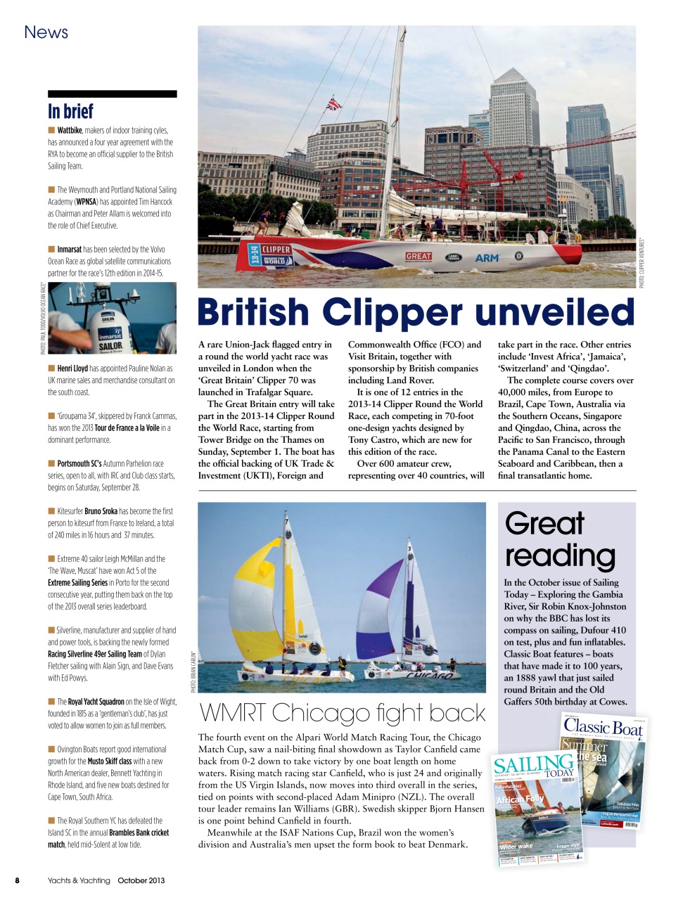 Yachts & Yachting Preview Pages