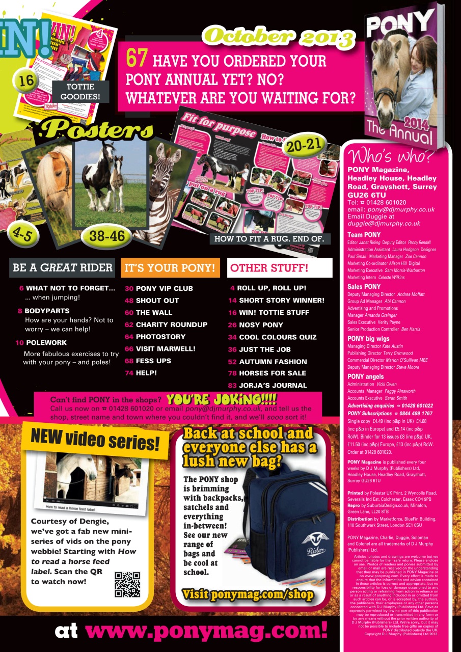 Pony Magazine Preview Pages