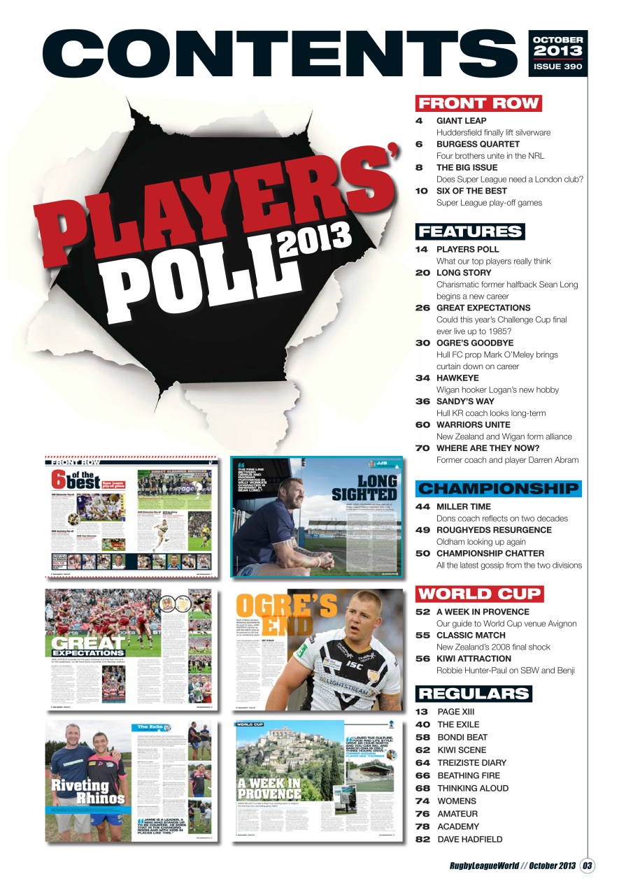 Rugby League World Preview Pages